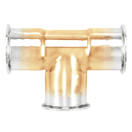 Copper Tri-Clover Tee - 2" TC