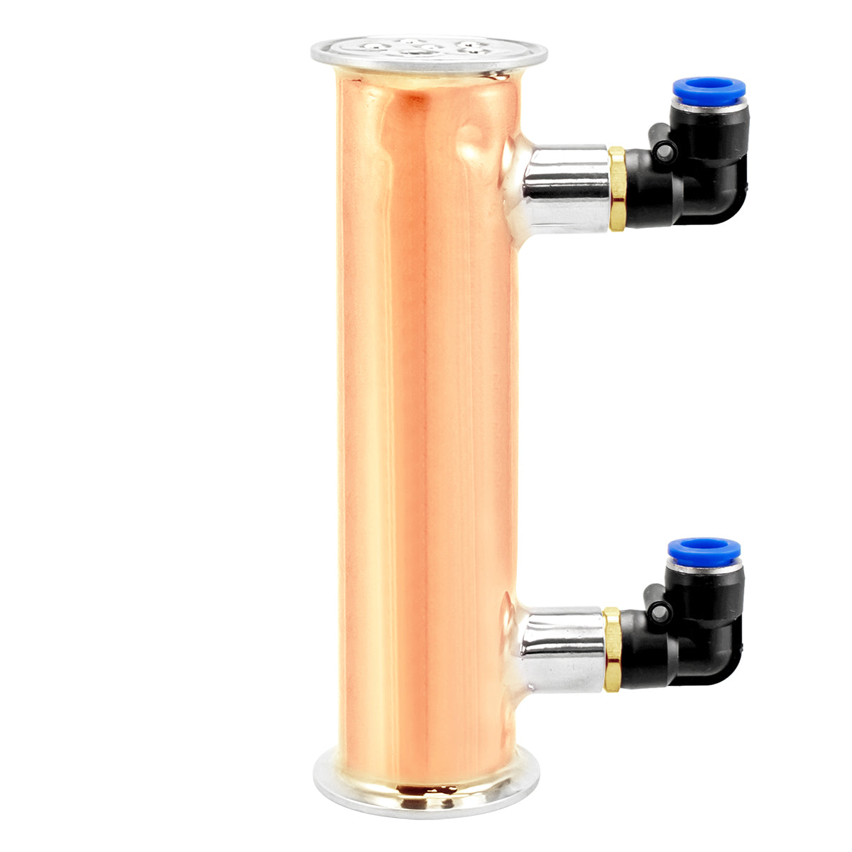 Copper Dephlegmator - 2" TC | 1/2" Female NPT (8")