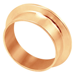 Copper Tri-Clover Ferrule - 2.5" TC (7/8")