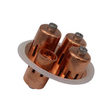 Copper Bubble Plate - 3" TC