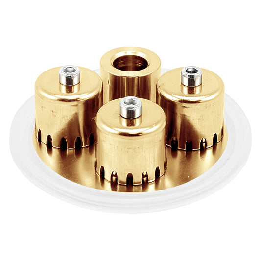 Copper Bubble Plate - 3" TC