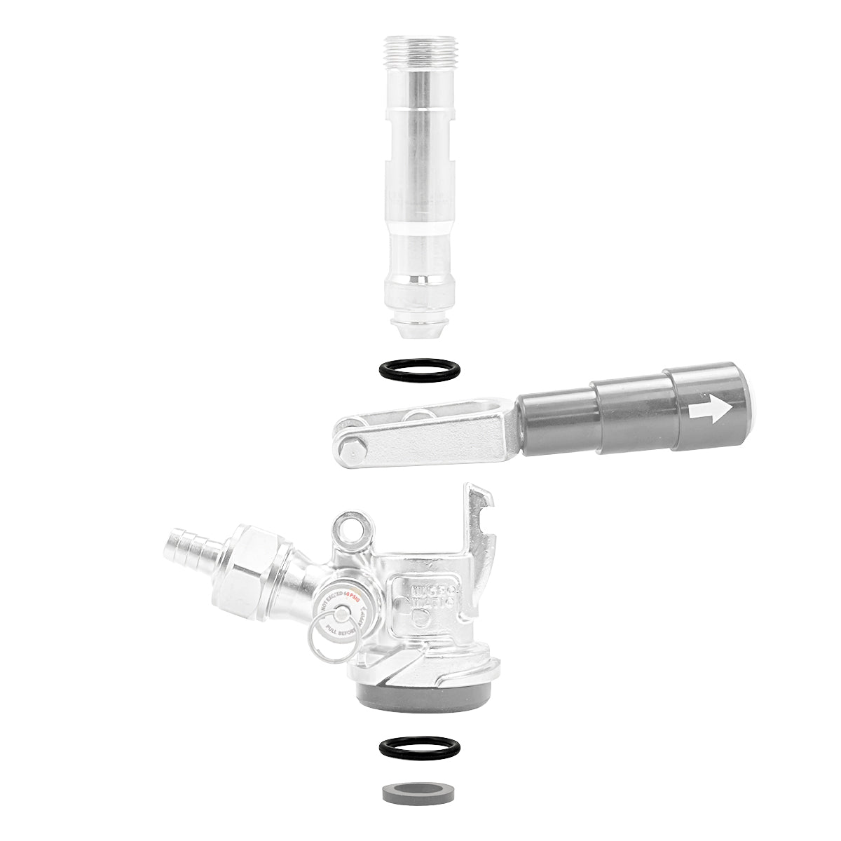 Sanke "D" & "S" Style Keg Coupler Buna-N Body O-Ring