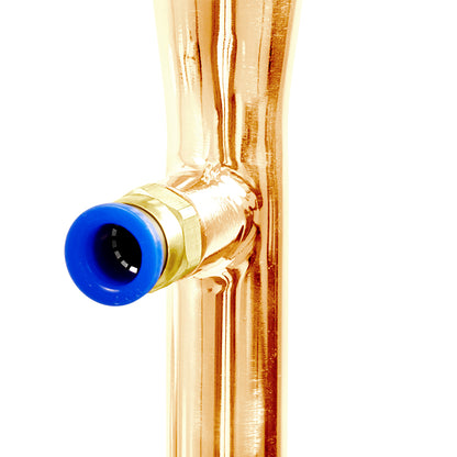 Copper Pot Still Head With Liebig Condenser - 2" TC