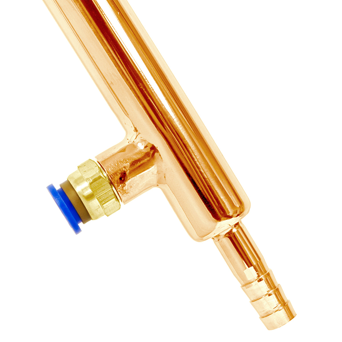 Copper Pot Still Head With Liebig Condenser - 2" TC