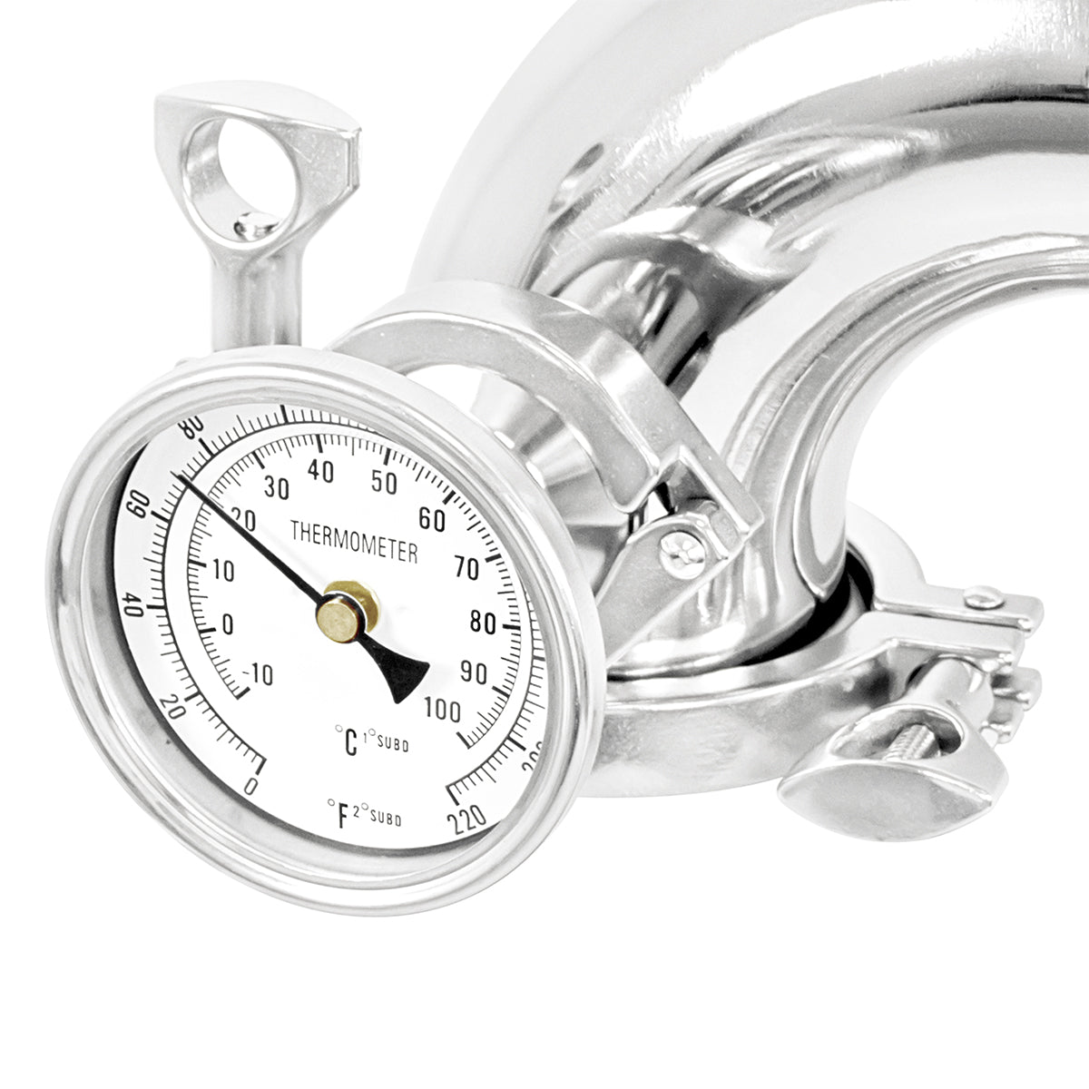 Stainless Steel Pot Still Head With Shotgun Condenser - 3" TC