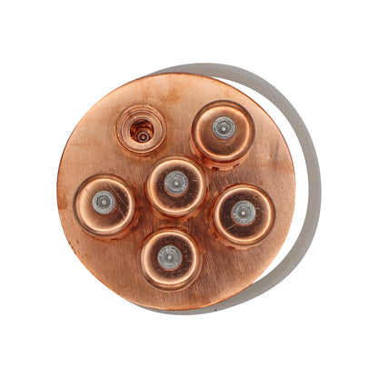 Copper Bubble Plate - 4" TC