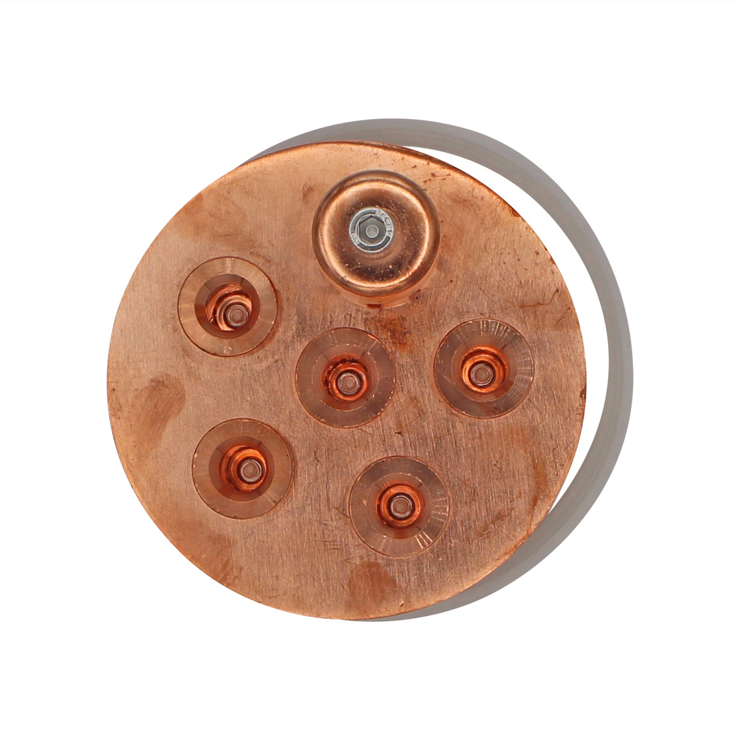 Copper Bubble Plate - 4" TC