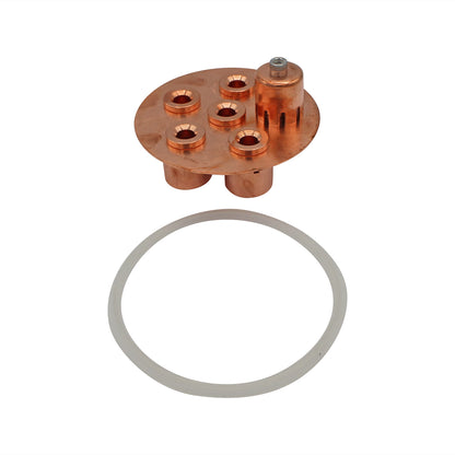 Copper Bubble Plate - 4" TC