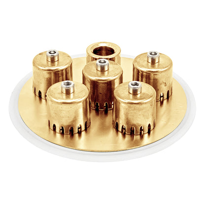 Copper Bubble Plate - 4" TC