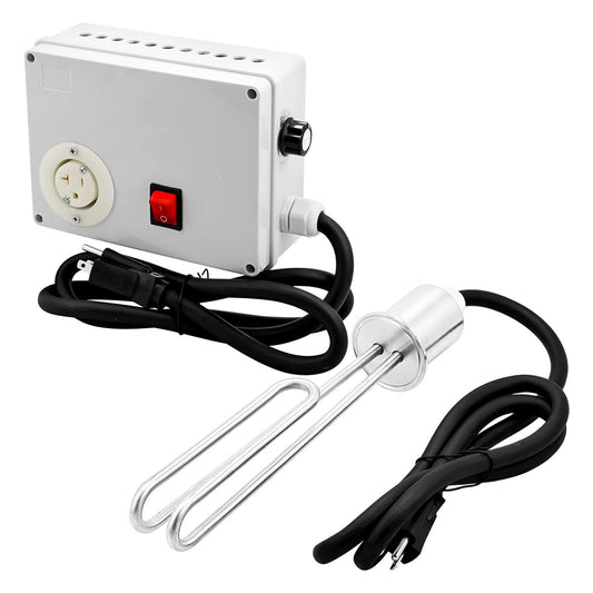 Temperature Controller Box With Heating Element & Adapter (1750W, 110V)
