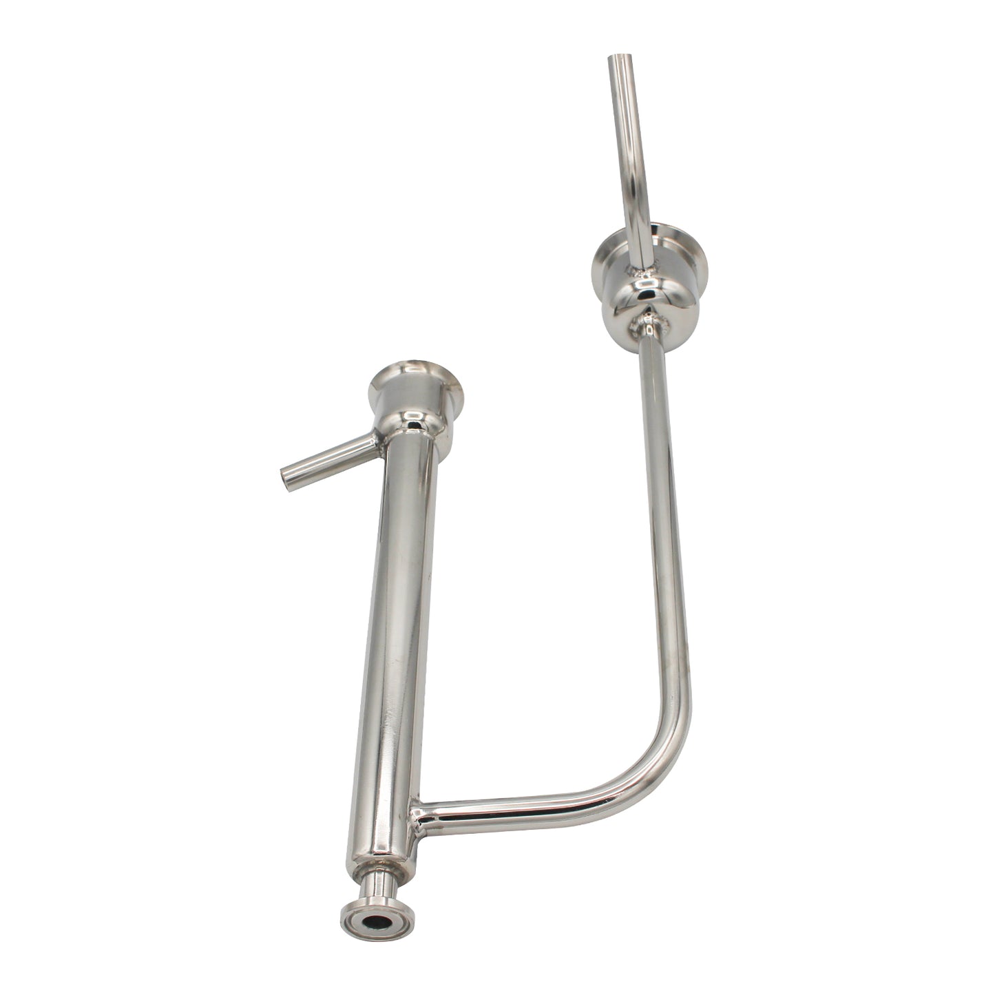 Stainless Steel In-Line Proofing Parrot - 2" TC X 1/2" TC