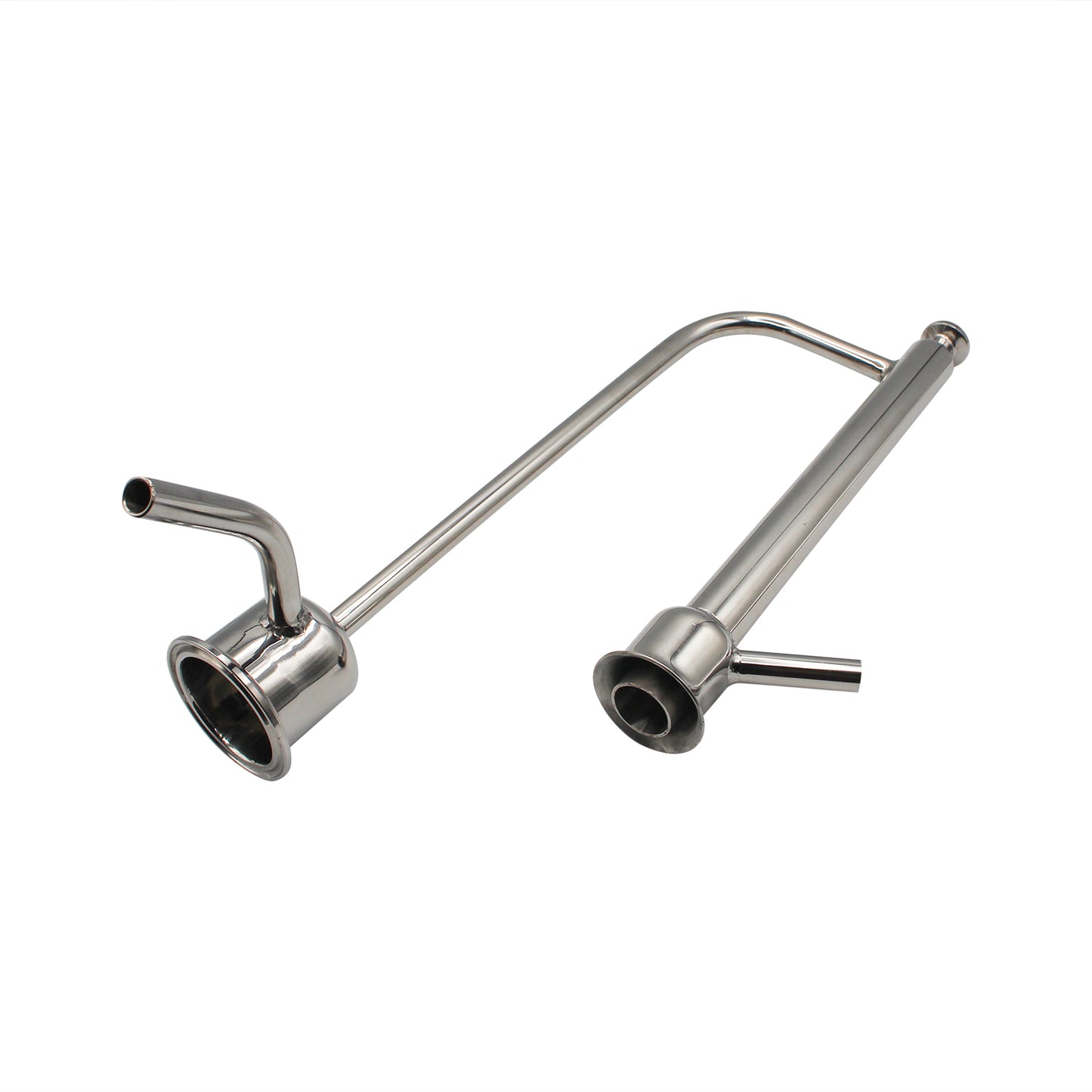 Stainless Steel In-Line Proofing Parrot - 2" TC X 1/2" TC