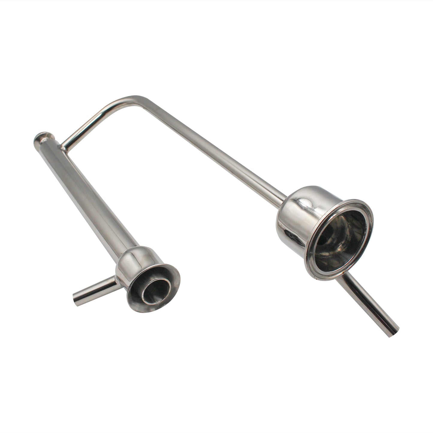 Stainless Steel In-Line Proofing Parrot - 2" TC X 1/2" TC