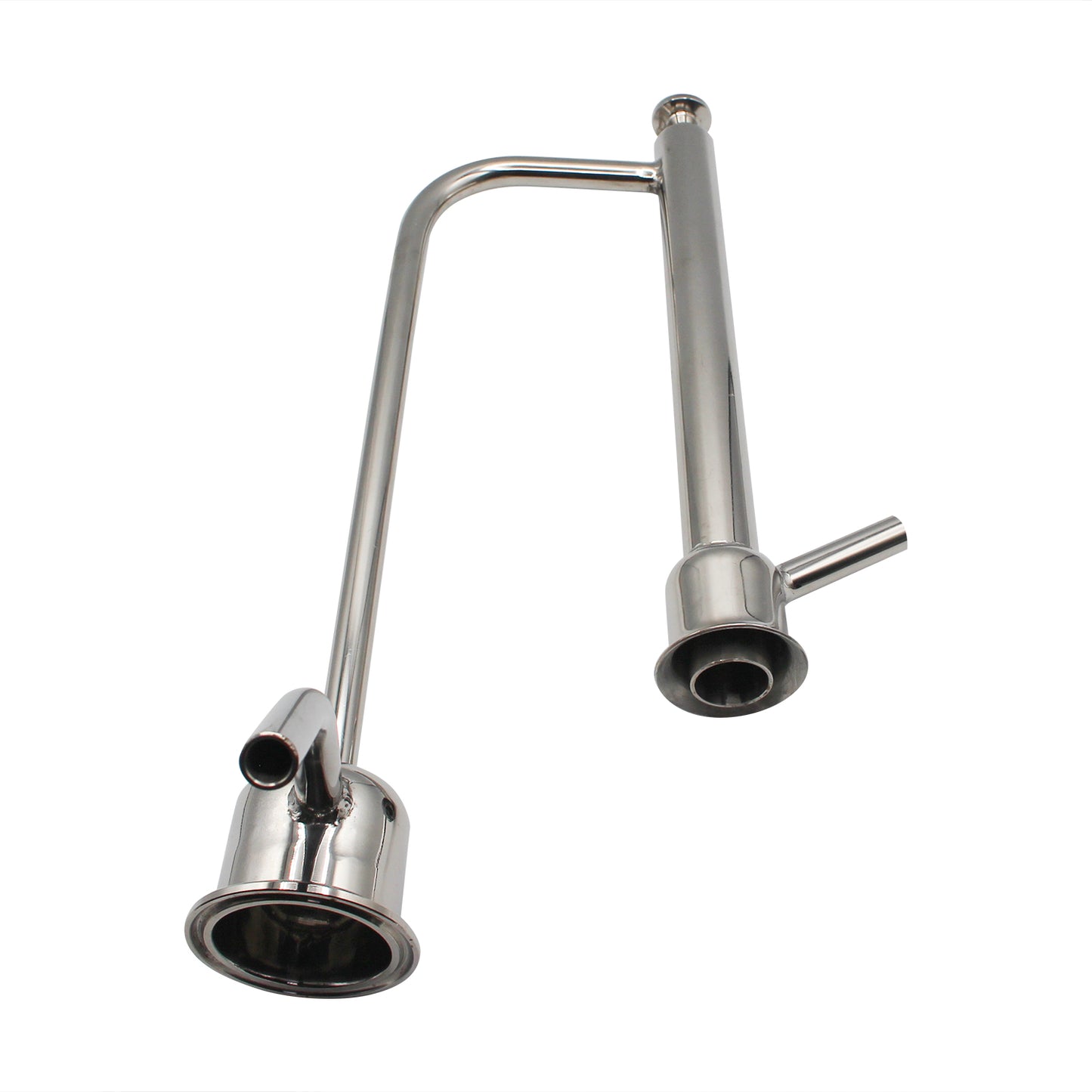 Stainless Steel In-Line Proofing Parrot - 2" TC X 1/2" TC
