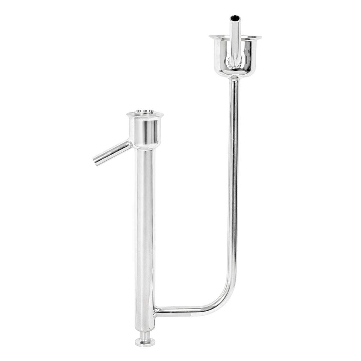 Stainless Steel In-Line Proofing Parrot - 2" TC X 1/2" TC