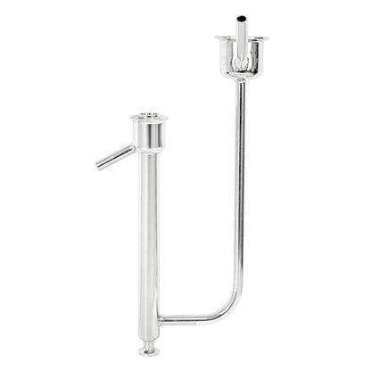 Stainless Steel In-Line Proofing Parrot - 2" TC X 1/2" TC