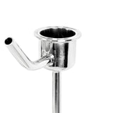 Stainless Steel In-Line Proofing Parrot - 2" TC X 1/2" TC