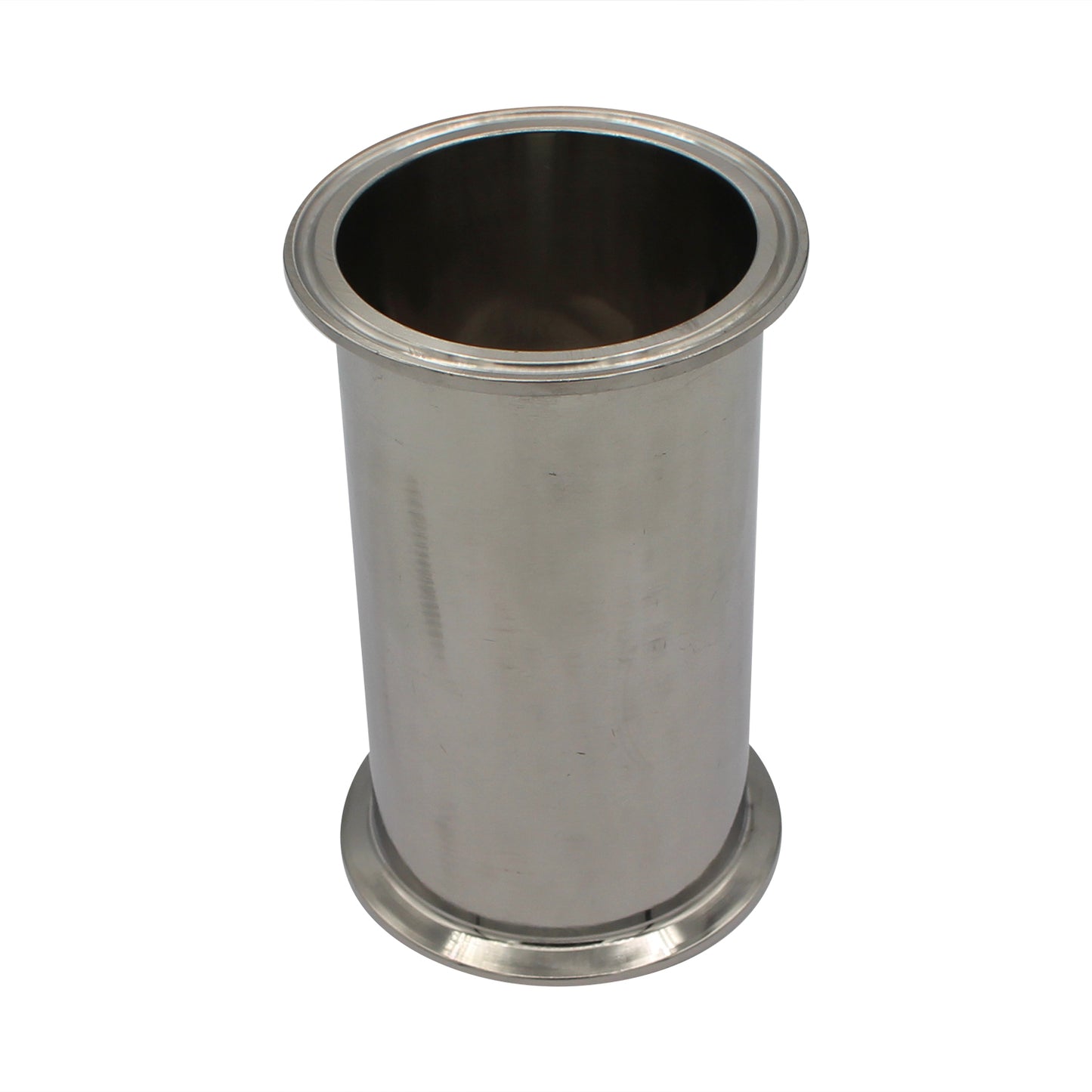 3" Tri Clamp Sight Glass Union Tee (Flute Section) - Tri Clover Sanitary Stainless Steel