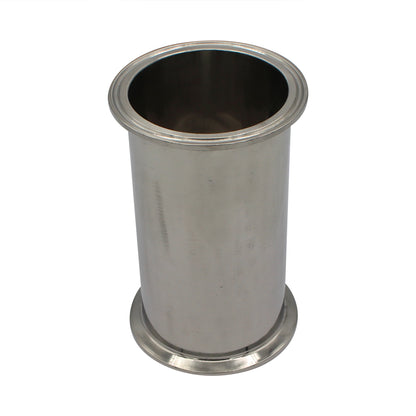 3" Tri Clamp Sight Glass Union Tee (Flute Section) - Tri Clover Sanitary Stainless Steel