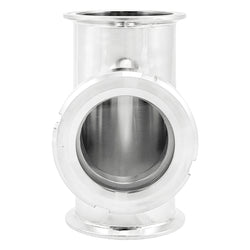 Stainless Steel Tri-Clover Sight Glass Union Tee - 3" TC