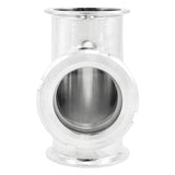 Stainless Steel Tri-Clover Sight Glass Union Tee - 3" TC