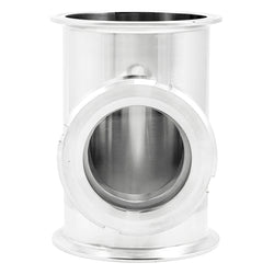 Stainless Steel Tri-Clover Sight Glass Union Tee - 4" TC