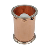 Copper Tri-Clover Sight Glass Union Tee Kit - 4" TC
