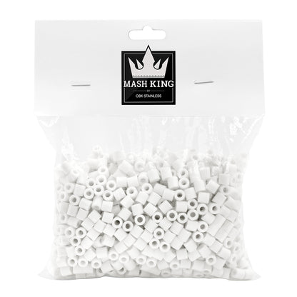 Virgin Ceramic Raschig Rings (1 lb)