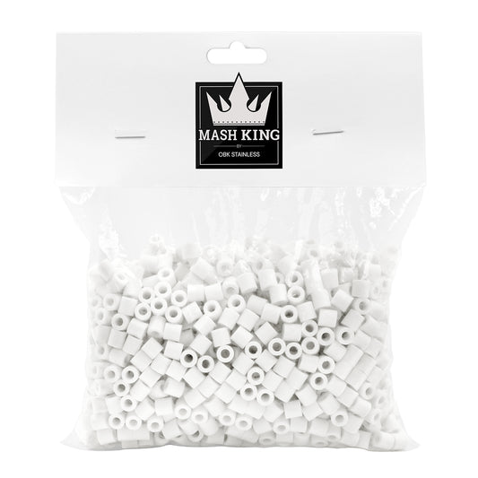 Virgin Ceramic Raschig Rings (1 lb)