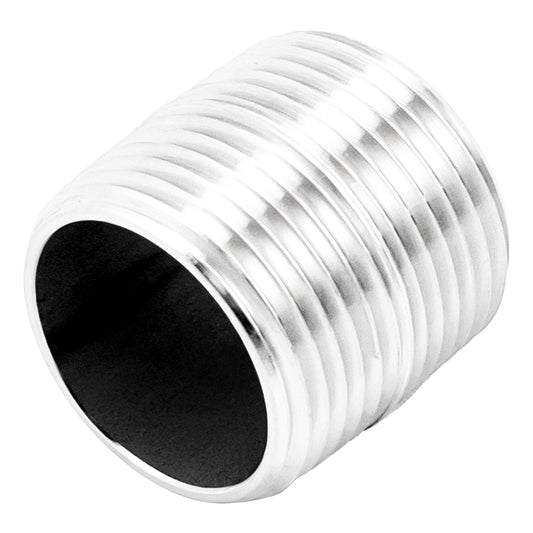 3/4" Male NPT Close Nipple - 304 Stainless Steel Pipe Fitting