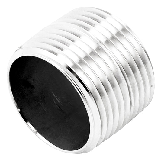 1" Male NPT Close Nipple - 304 Stainless Steel Pipe Fitting