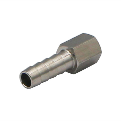 Stainless Steel Fitting - 1/8" Female NPT X 5/16" OD Barb