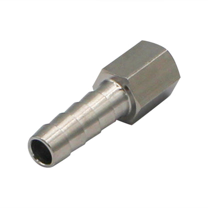 Stainless Steel Fitting - 1/8" Female NPT X 5/16" OD Barb