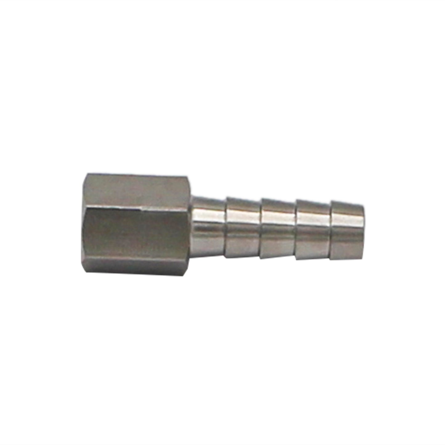 Stainless Steel Fitting - 1/8" Female NPT X 5/16" OD Barb