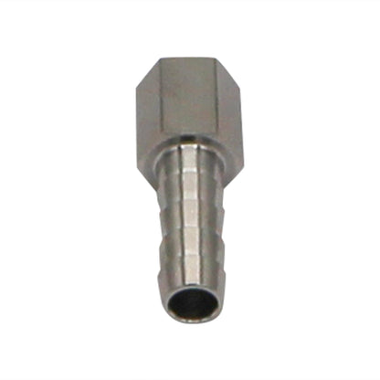Stainless Steel Fitting - 1/8" Female NPT X 5/16" OD Barb