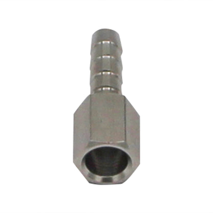Stainless Steel Fitting - 1/8" Female NPT X 1/4" OD Barb