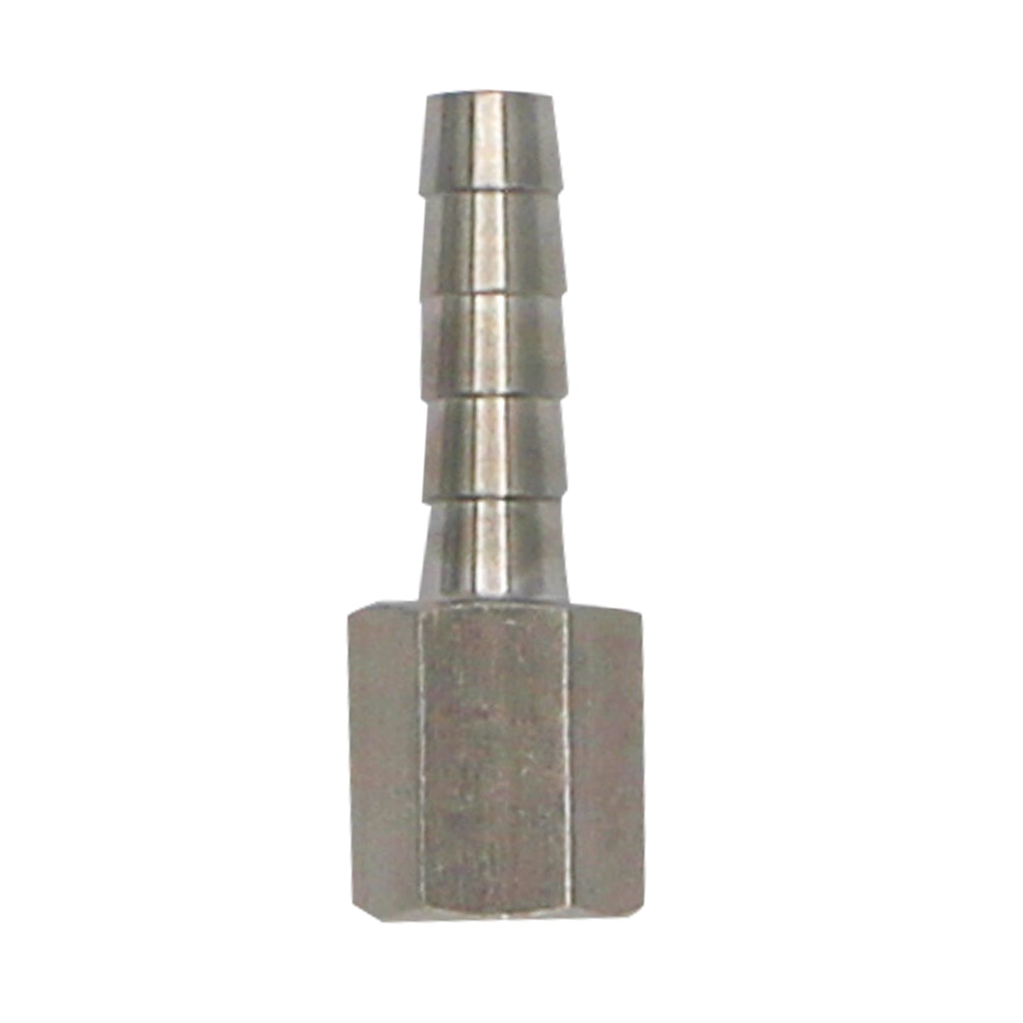 Stainless Steel Fitting - 1/8" Female NPT X 1/4" OD Barb