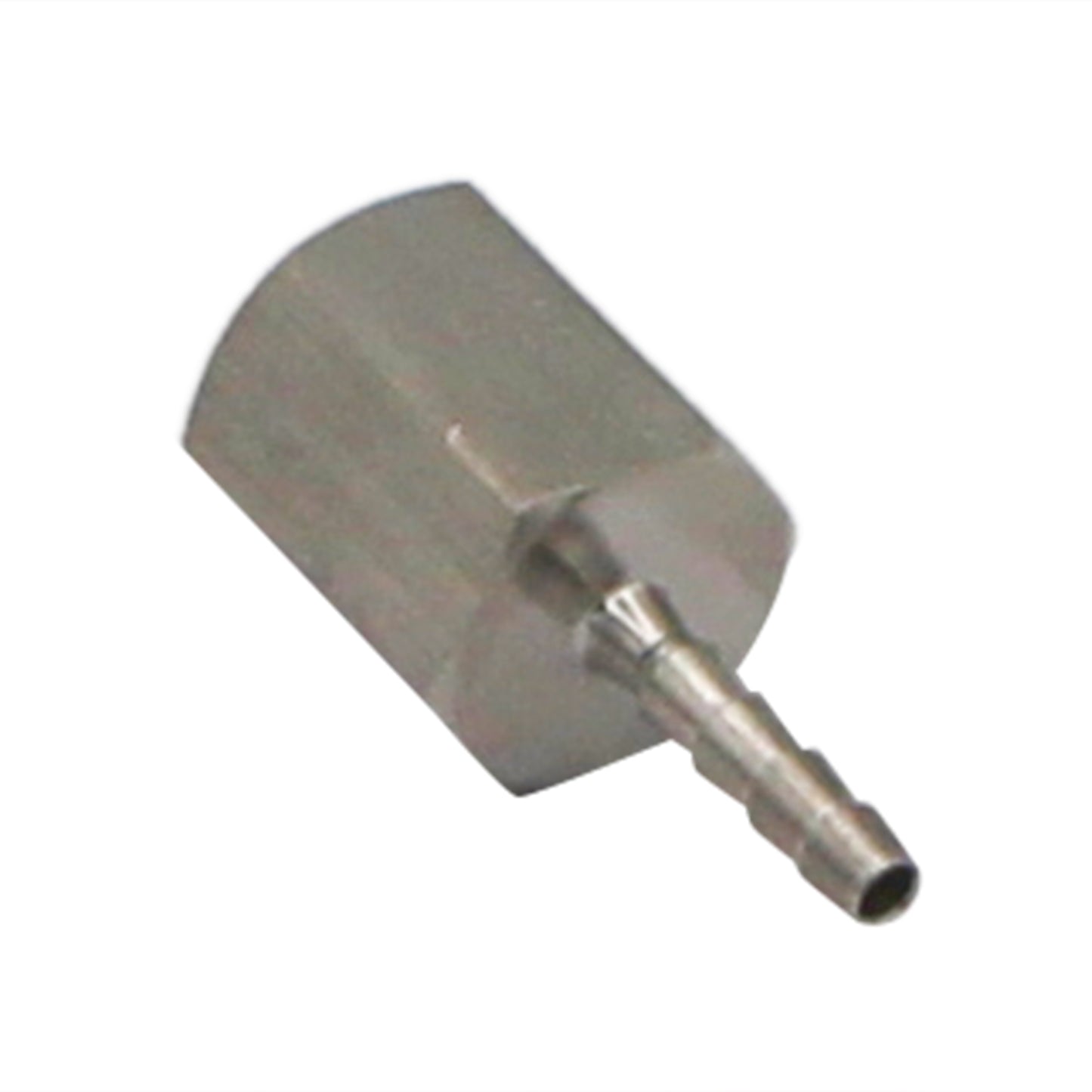 Stainless Steel Fitting - 1/4" Female NPT X 1/8" OD Barb