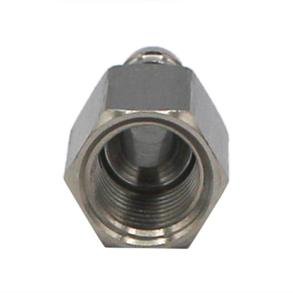 Stainless Steel Fitting - 1/4" Female NPT X 5/16" OD Barb