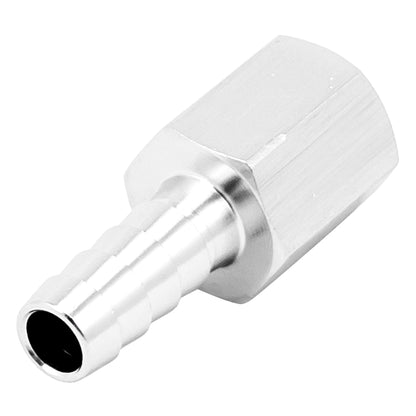 Stainless Steel Fitting - 1/4" Female NPT X 5/16" OD Barb