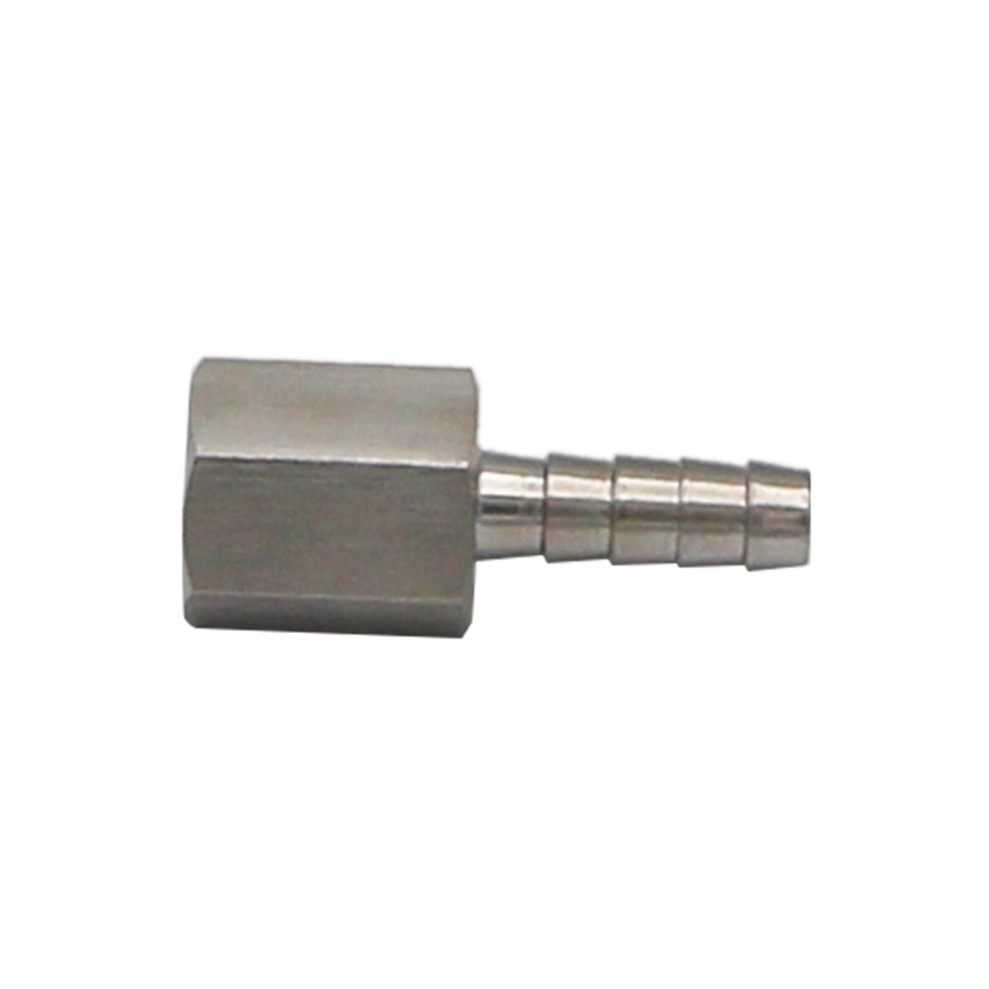 Stainless Steel Fitting - 1/4" Female NPT X 1/4" OD Barb