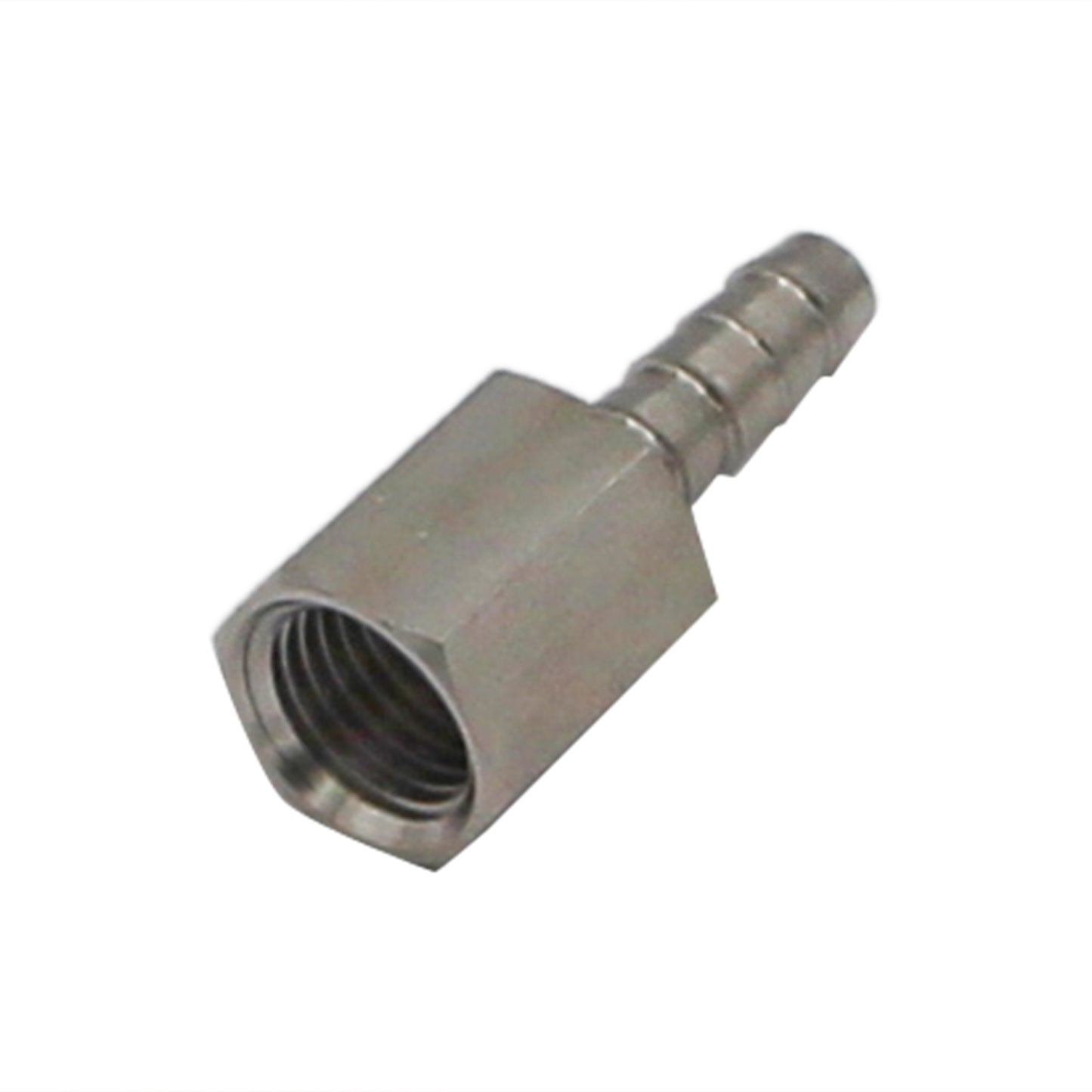 Stainless Steel Fitting - 1/4" Female NPT X 1/4" OD Barb