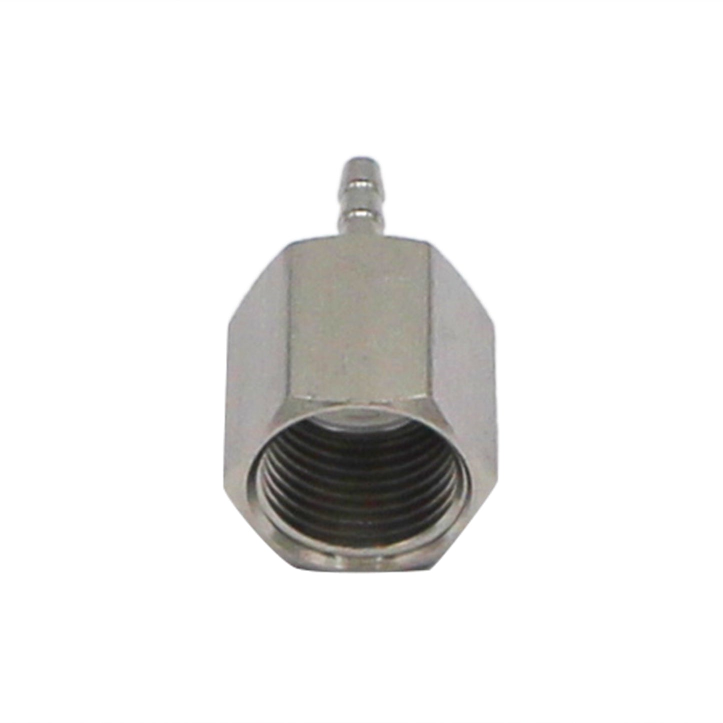 Stainless Steel Fitting - 3/8" Female NPT X 1/8" OD Barb