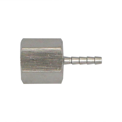 Stainless Steel Fitting - 3/8" Female NPT X 1/8" OD Barb