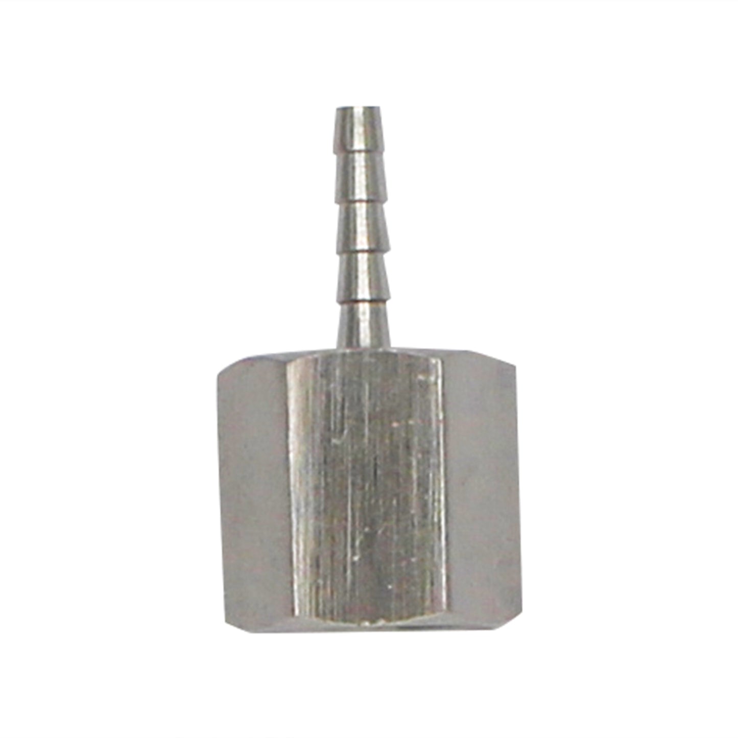 Stainless Steel Fitting - 3/8" Female NPT X 1/8" OD Barb