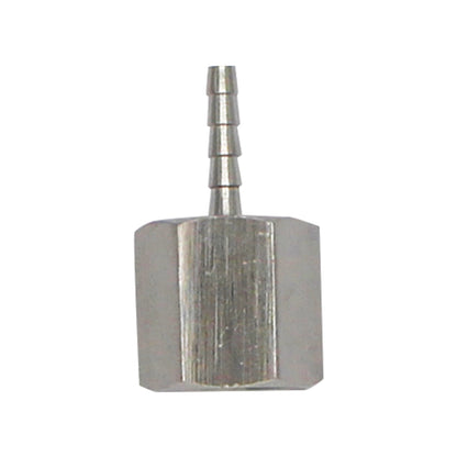 Stainless Steel Fitting - 3/8" Female NPT X 1/8" OD Barb