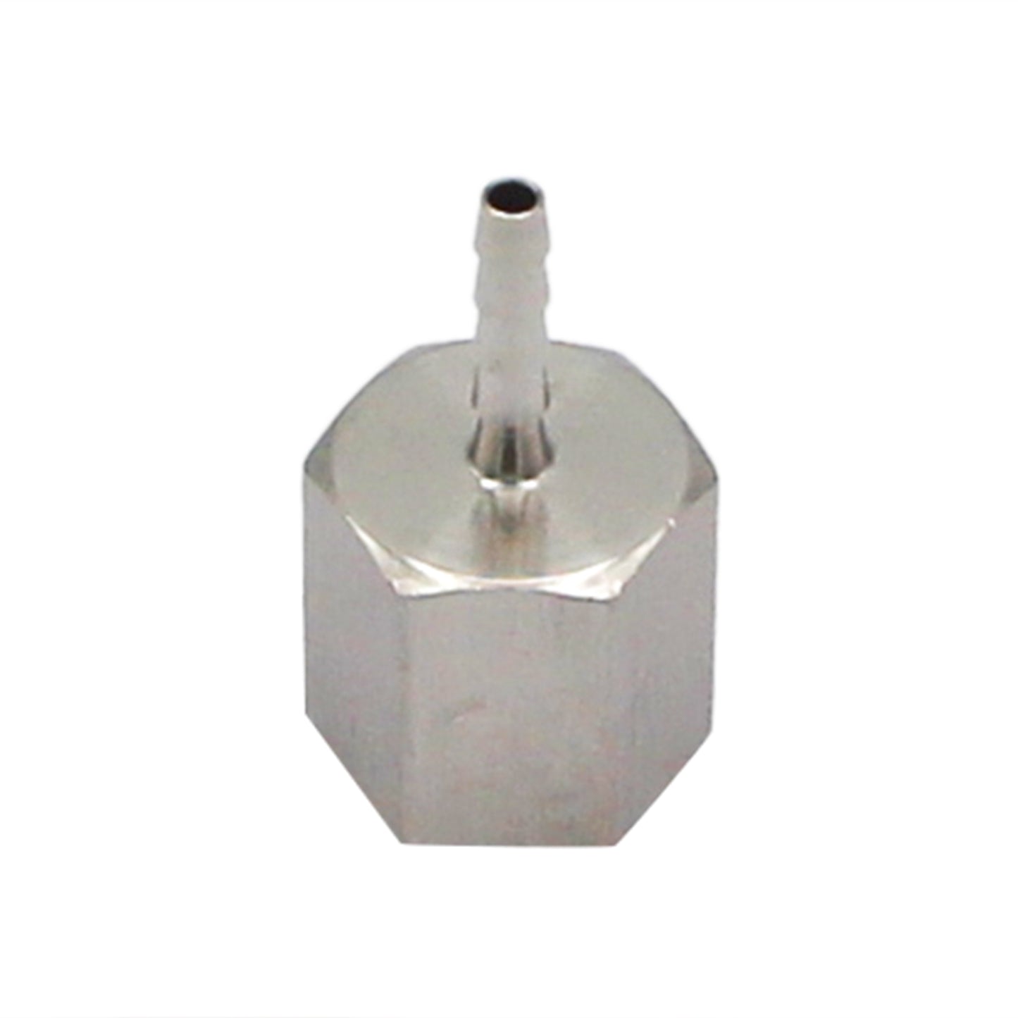 Stainless Steel Fitting - 3/8" Female NPT X 1/8" OD Barb