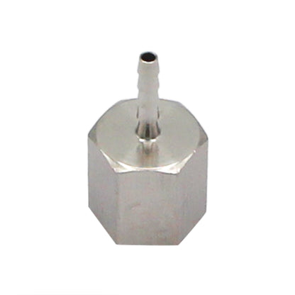 Stainless Steel Fitting - 3/8" Female NPT X 1/8" OD Barb