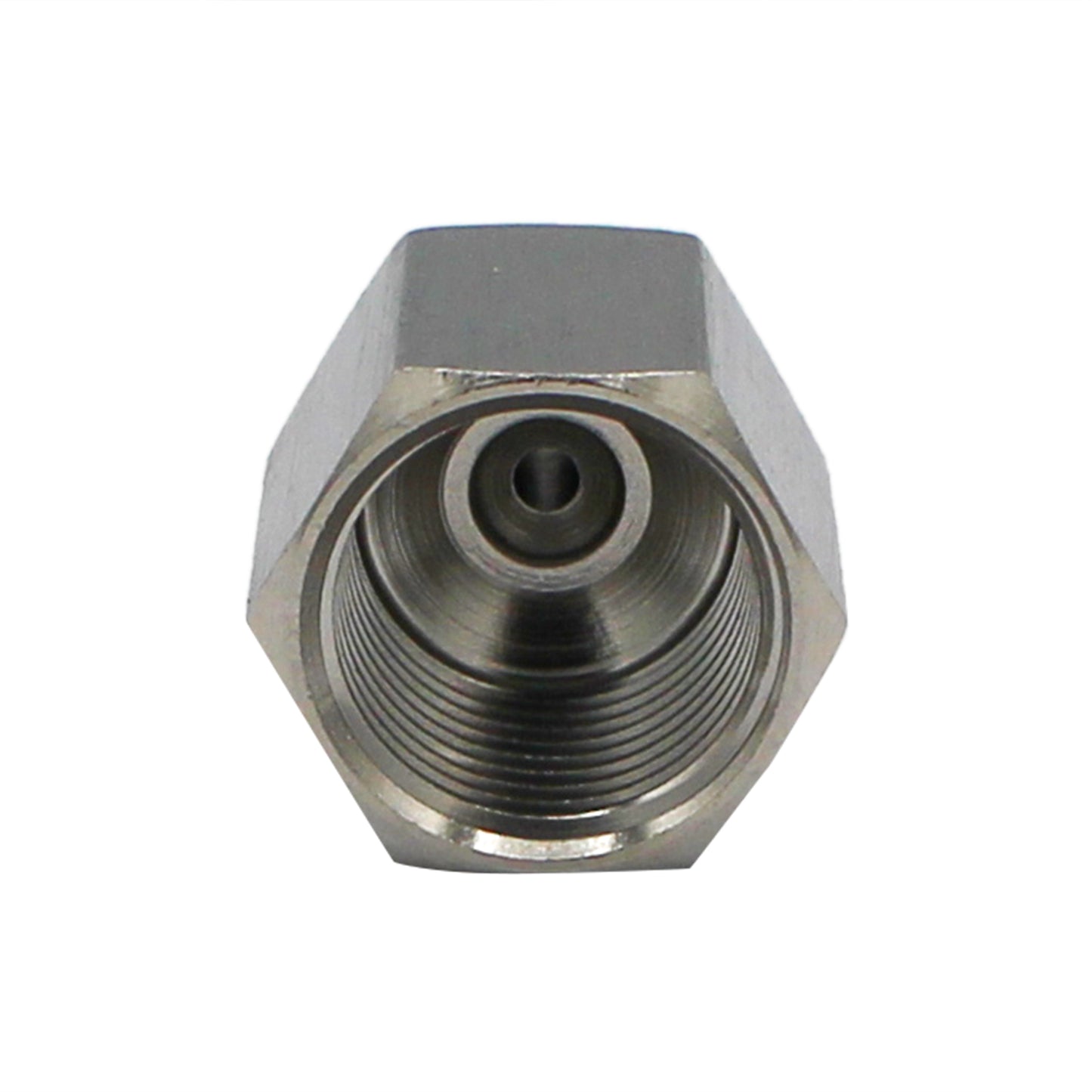 Stainless Steel Fitting - 3/8" Female NPT X 1/8" OD Barb