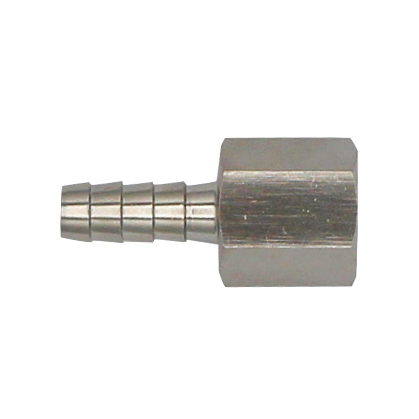 Stainless Steel Fitting - 3/8" Female NPT X 5/16" OD Barb